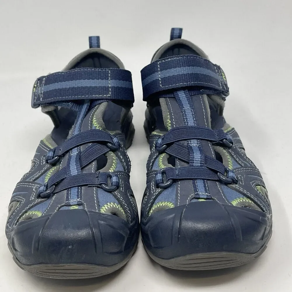 Merrell Hydro Hiker Sandals Youth Boys Size 4 Blue Green Water Shoes MY53375